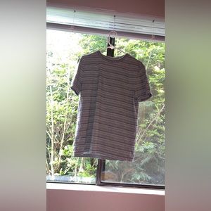 Striped Grey T-Shirt Men/Women Unisex